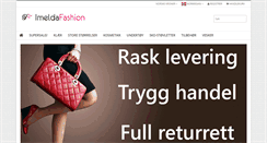 Desktop Screenshot of imeldafashion.no