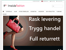 Tablet Screenshot of imeldafashion.no